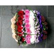 東京都渋谷区にしむらフローリストの花　平面分割のアレンジメント