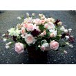 東京都渋谷区にしむらフローリストの花　淡いピンクのバラのアレンジメント