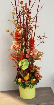 秋色のアレンジメント「にしむらフローリスト」（東京都渋谷区の花屋）のギャラリー写真
